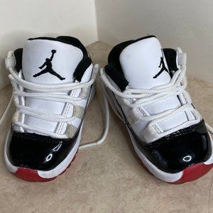 Toddler Nike Air Jordan 11 Retro Lo XI Concord Bred Shoes (505836-160) Size 5C